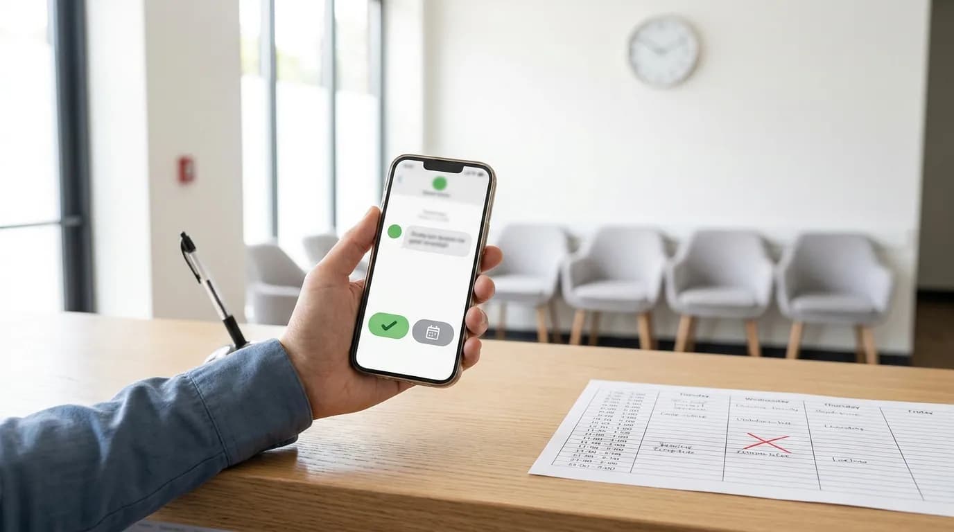 Como reduzir faltas de pacientes: confirmação, lembretes e o que fazer com quem não responde