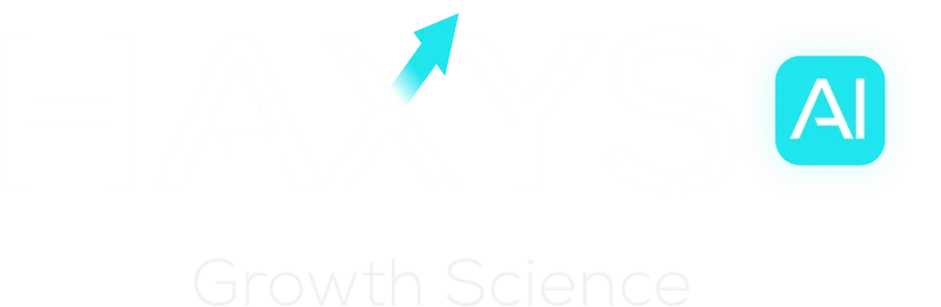 Logo oficial da Haxys AI Growth Science